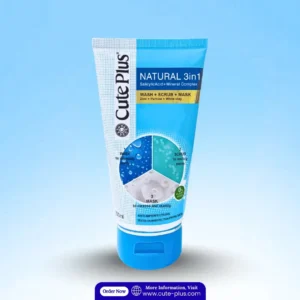 Natural 3 in 1 Wash+Scrub+Mask 150ml